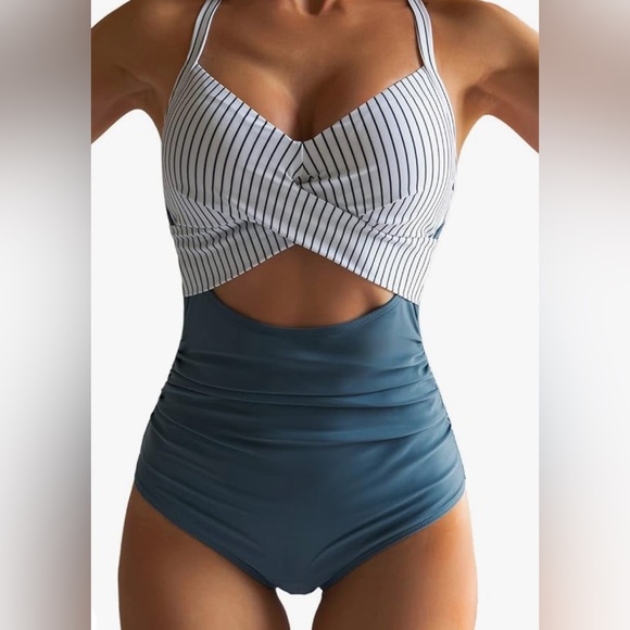eomenie Other - Eomenie One Piece Swimsuit Tummy Control Cutout Bathing Suit- CUPSHE style